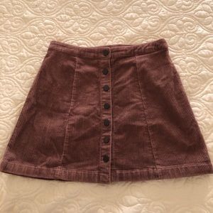 tan corduroy skirt. Worn but in good shape